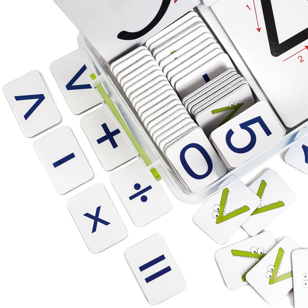 Фото, Видеообзоры демонстраційний магнітний набір цифр та математичних знаків vt5555-02