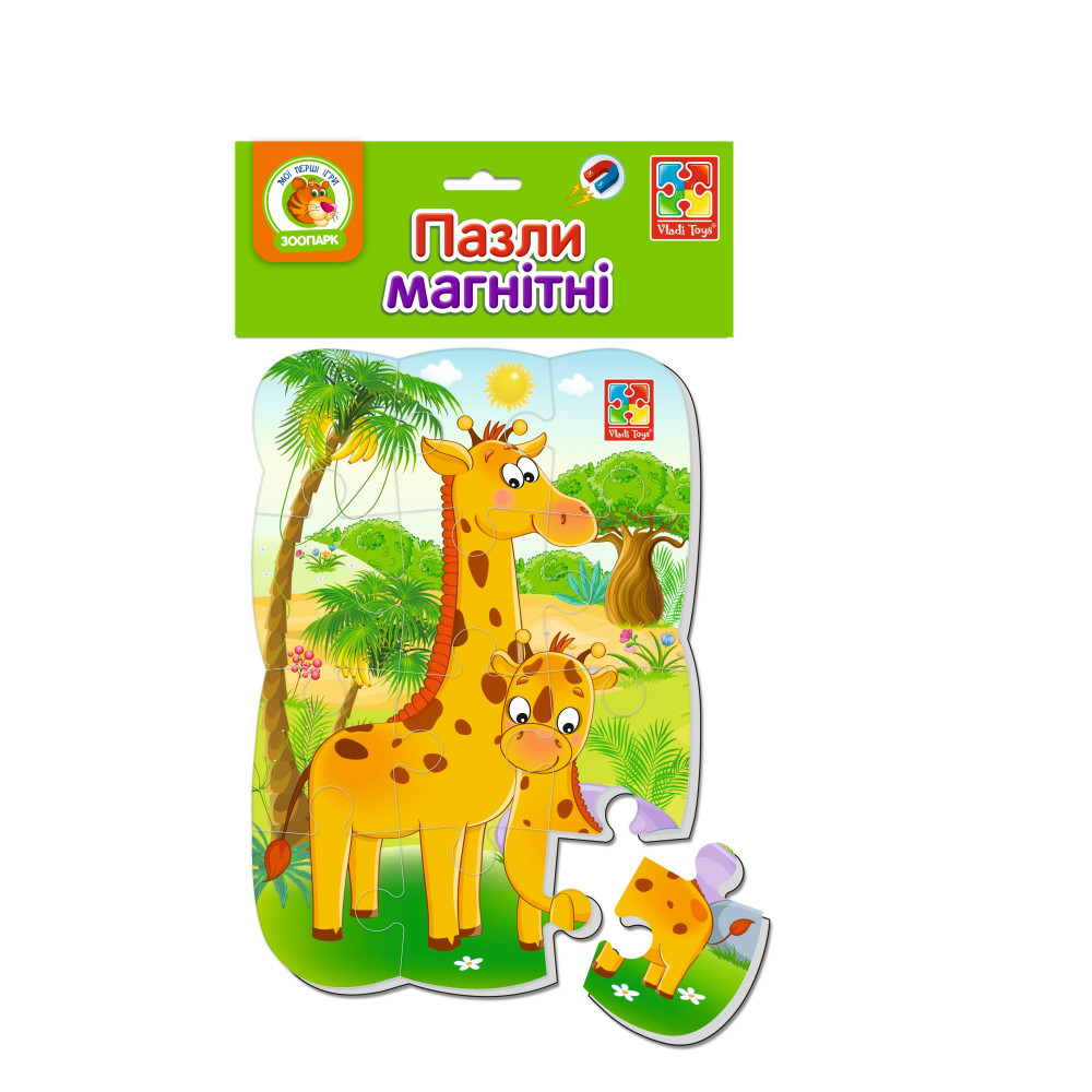 Фото, Видеообзоры магнітні пазлиі а5 «жирафики» vt3205-79