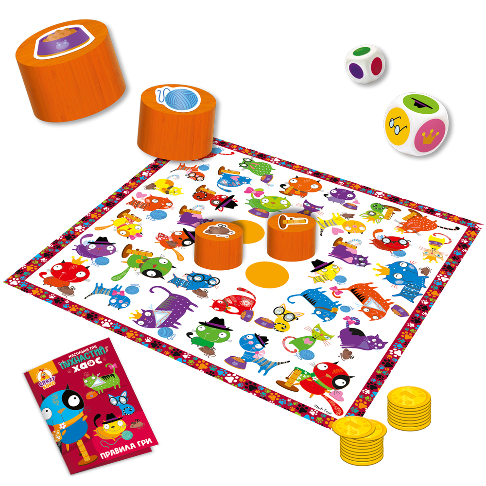 Фото, Видеообзоры гра настільна vladi toys розважальна. пухнастий хаос. vt8055-32