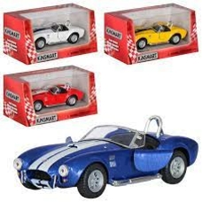 Машинка металева KINSMART KT 5322 W (96шт) інерція, 1:32 SHELBY COBRA 427 1965, в кор-ке