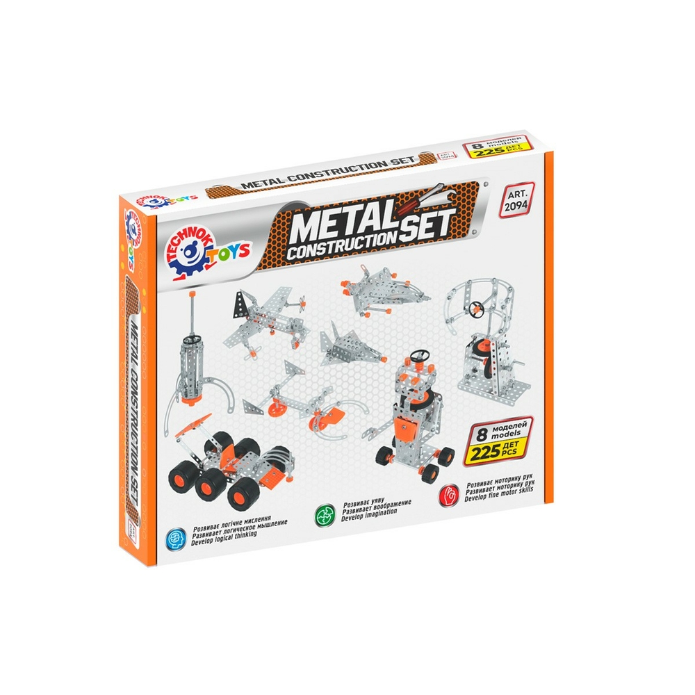 Фото, Видеообзоры конструктор металевий "космічна техніка технок", арт.2094