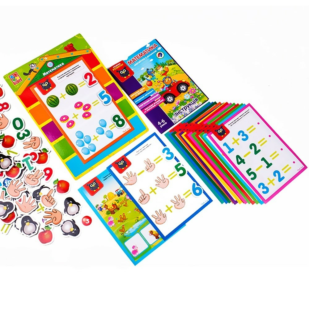 Фото, Видеообзоры математика магнітна з дошкою vt5412-02