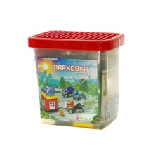Конструктор "Парковка" 124 деталі в боксі Doloni Toys 013888/11