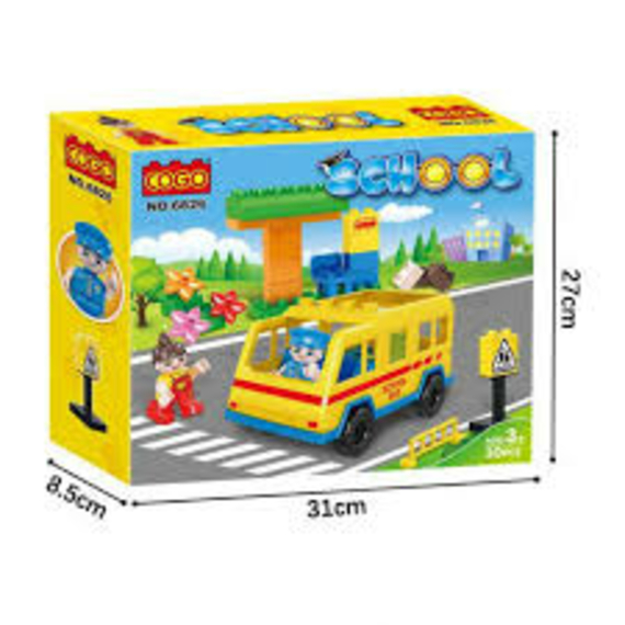 Конструктор цегляний 30шт 6826