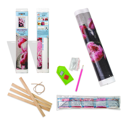 Фото, Видеообзоры алмазна мозаїка strateg преміум сова у квітах без підрамника розміром 40х50 см  (jsfh85881)