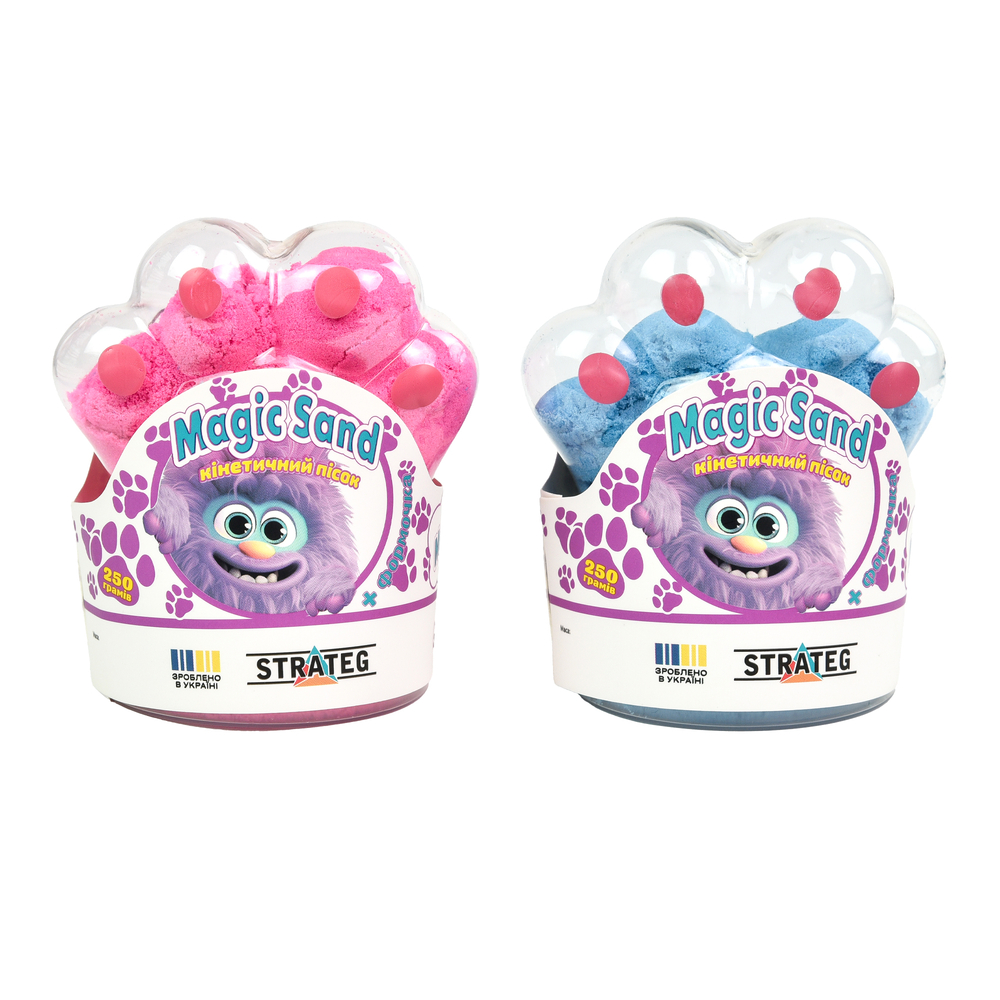 Фото, Відеоогляди кінетичний пісок magic sand strateg 0,250 кг (39407)