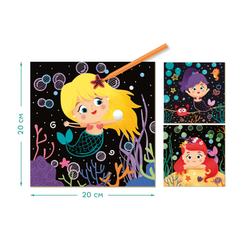 Фото, Видеообзоры набір гравюр dodo русалки