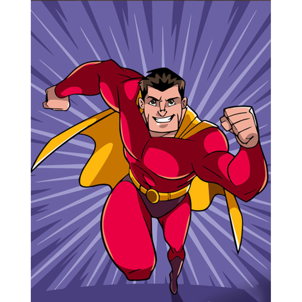 Фото, Відеоогляди картина за номерами strateg преміум супер герой з лаком розміром 30х40 см (ss6707)