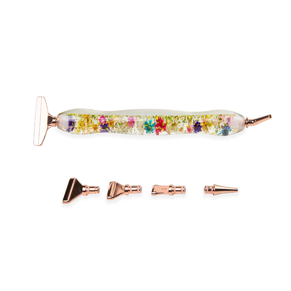 Стилус скляний Квіти (6 змінних насадок) Strateg (VA-10024)