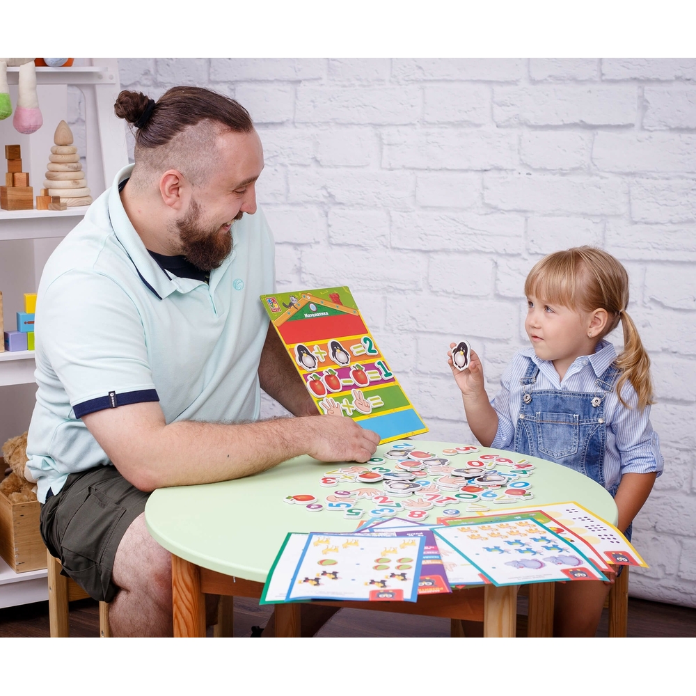 Фото, Видеообзоры математика магнітна з дошкою vt5412-02