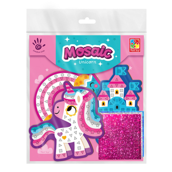 Отзывы  набір для творчості м'яка мозаїка «єдиноріг» vladi toys vt4511-08