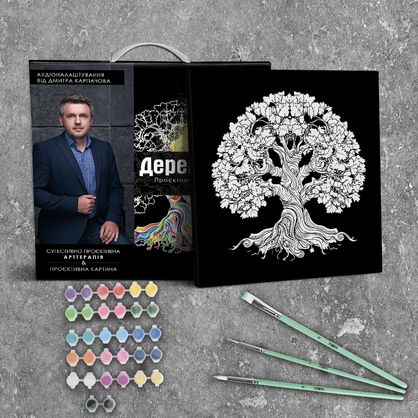 Фото, Видеообзоры картина "дерево змін" проєктивна картина. сюжет № 3 розміром 40х40 см (sk-1)