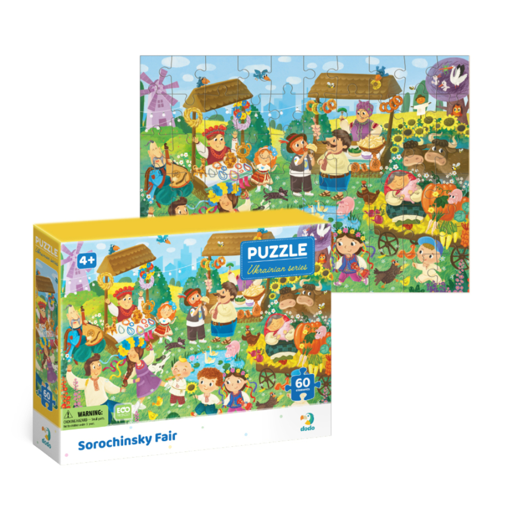 Фото, Видеообзоры пазл dodo сорочинський ярмарок