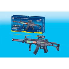Автомат муз.батар AK-90E (48шт/2) свет,звук, в коробке