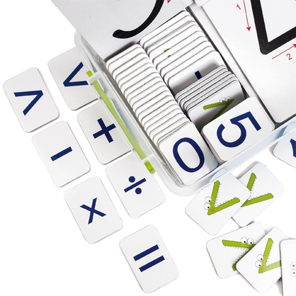 Фото, Видеообзоры демонстраційний магнітний набір цифр та математичних знаків vt5555-02