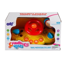 Автотренажер 887 (24шт) 24см, муз, звук, свет, на бат, в кор-ке, 26.5-15,5-11см