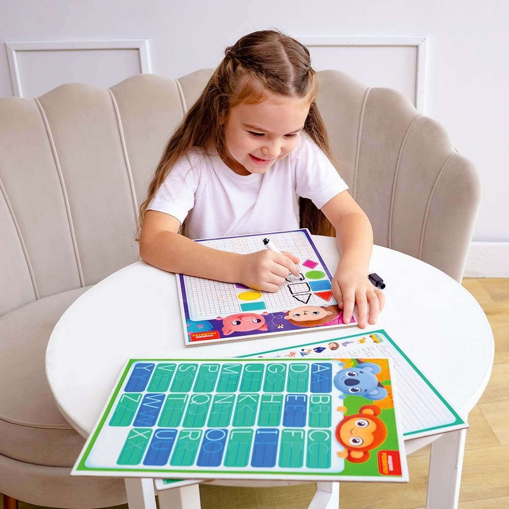 Фото, Відеоогляди дошка-тренажер «фігури та форми» vt5010-27