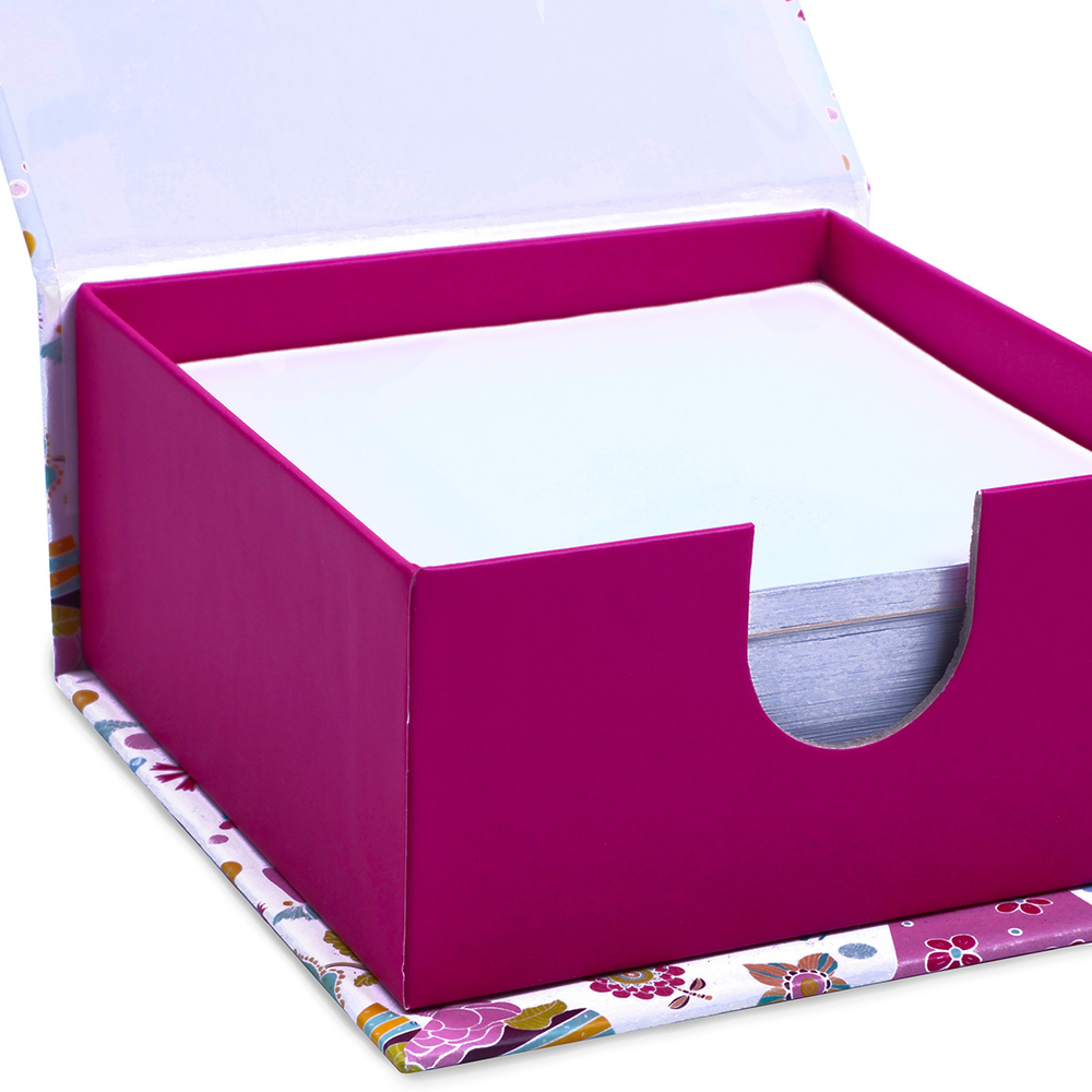 Фото, Видеообзоры картонний бокс з папером для нотаток 90х90мм vt9901-83