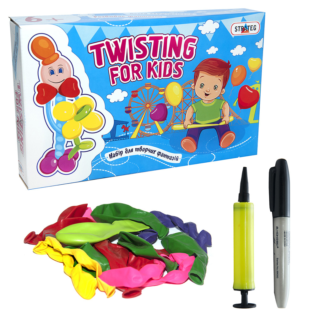 Фото, Видеообзоры набір для творчості strateg twisting for kids українською мовою (314)