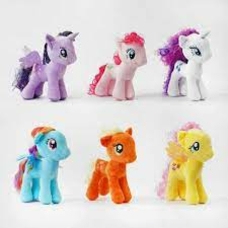 М'яка іграшка М14742 6видів, казкове поні, 27см